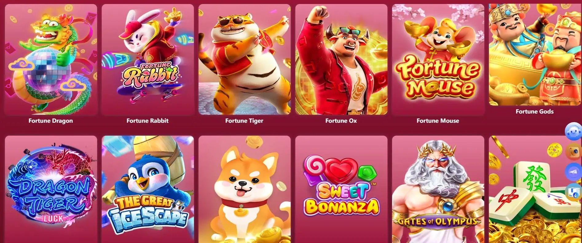 A colorful 44bb Slots layout showing mobile-friendly casino navigation